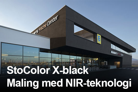 StoColor X-black - Varmereflekterende fasademaling basert på NIR-teknologi