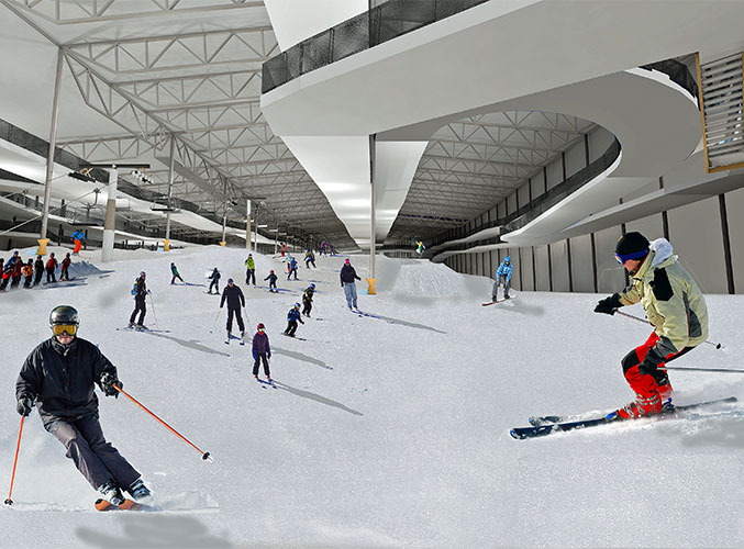 Lørenskog Vinterpark, SNØ skihallen