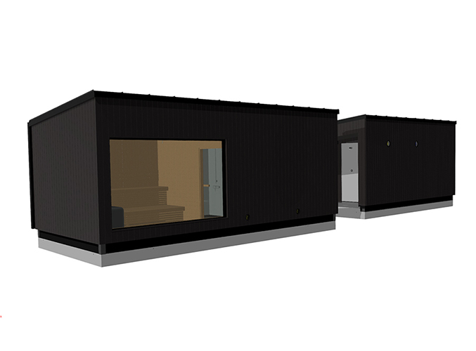 Sagbruksveien - Badstue og servicebygg