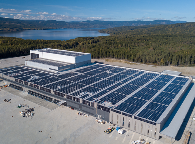 Nybygg av logistikkbygg på Holmenga i Eidsvoll