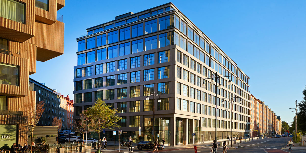 Nytt bærekraftig kontorbygg i Stockholm