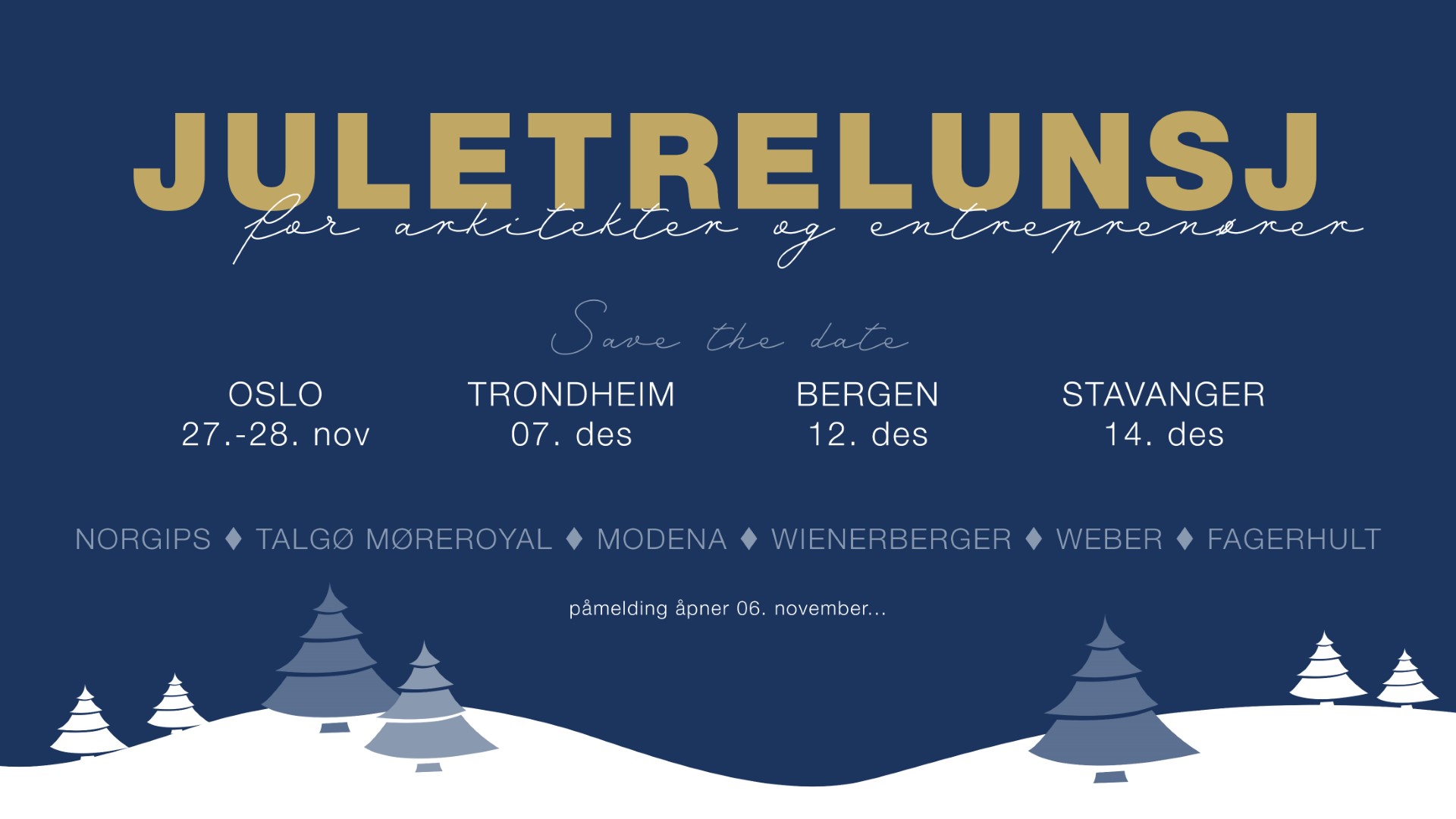 Endelig er tiden her - Juletrelunsjen 2023