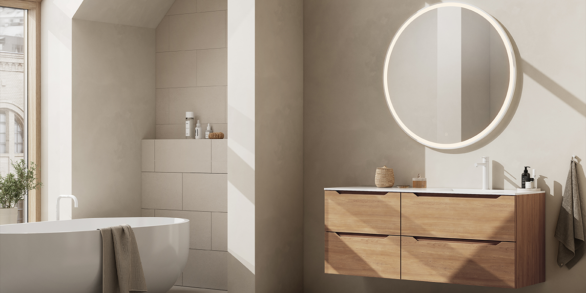 Kortreist Corian fra Linn Bad AS