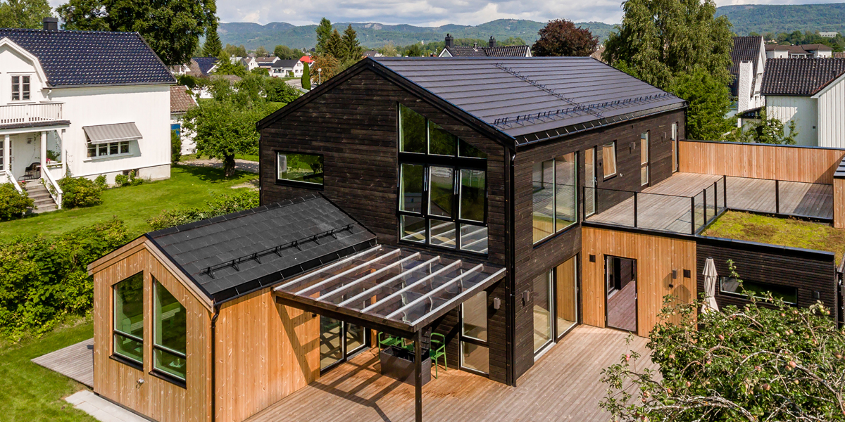 Skarpnes Flat – Minimalistisk og moderne takstein
