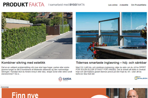 Sikring med estetikk - Smart innglassing - Nordisk skjermtegl - Digitalt planleggingsverktøy - Røykeskur