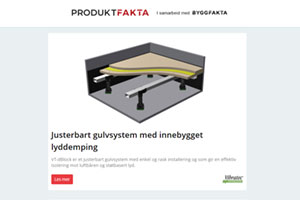 Justerbart gulvsystem | Termiske løsninger | Dekton® Uyuni | Sportsgulv | Jackon Thermodren®