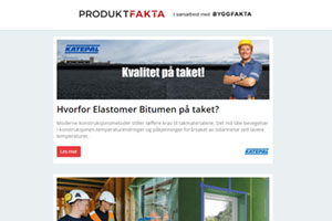 Katepal takbelegg av elastomer | DAFA PE karmfolie | Hel Aluminium fra NorDan | Lysskilt og fasademerking | Høyhastighets spiralporter