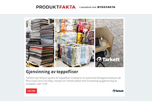 Tarketts ReStart-system | Verdens mest miljøvennlige møbelfabrikk | Glassrekkverk med LED-lys | Helsesjekk på taket | Snekkerens drøm