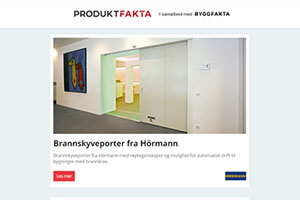 Brannskyveporter fra Hörmann | Høyde Teknikk fortsetter å investere i samferdsel | Ønsker du å redusere bruken av plast i ditt byggeprosjekt?