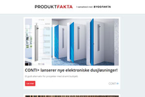 CONTI+ lanserer nye elektroniske dusjløsninger | På tide å bytte til LED? | Kvalitetsjord til dine prosjekter