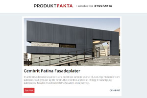 Cembrit Patina Fasadeplater | Smartere plattform for avfallshåndtering| LED Lysbånd og HMS