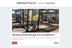 Vibrasjonsisolerende gulv | Kostnadsfri infrastruktur | Gulvlim utviklet for fremtiden