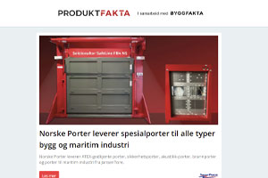 Spesialporter til alle formål | Verdens største prefab bad | Fleksibilitet uten sidestykke