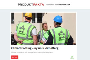 Unik klimafarge | Prefabrikkert mur | Resirkulerbar tildekking