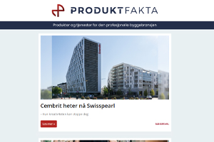 Cembrit blir Swisspearl | Totalleverandør til verksted | Forutsigbar finansiering
