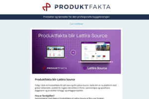 Produktfakta blir Lattira Source i 2026
