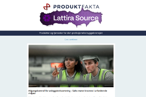 Adgangskontroll for anleggsinnkvartering | Møt kongen av multispray | Bærekraft og dokumentasjon i sentrum