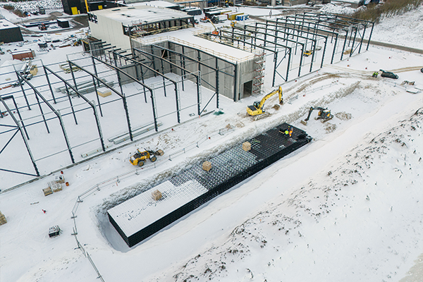 A construction site with snowAI-generated content may be incorrect.