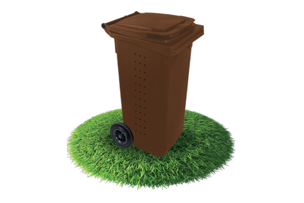 Plastcontainer 140L for BIO avfall