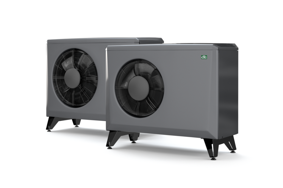 Luft-/vann-varmepumper