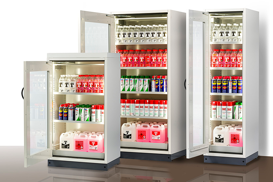 Brannavskillende skap