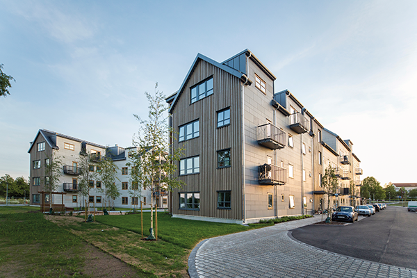 Brannsikre fasader med fibersementplater