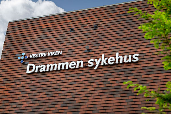 Drammen sykehus  - Komplett skilting