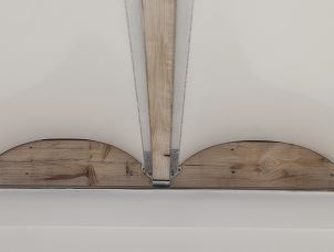DryppStop undertak - Hvit PVC plate, 60x160 cm