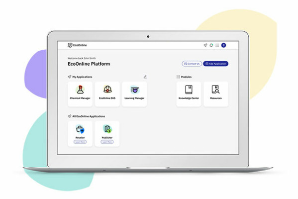 Programvare for kjemikalier, helse og miljø: EcoOnline Plattform