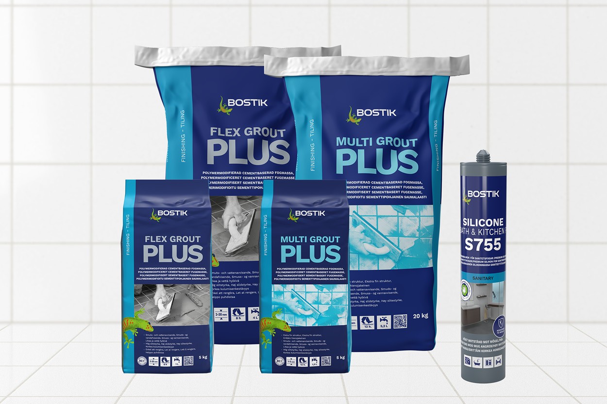 Fugemasser og silikon med perfekt fargetilpasning