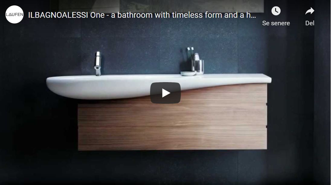 ILBAGNOALESSI One - a bathroom with timeless form and a hint of eccentricity