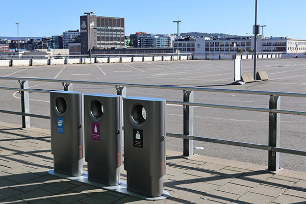 Konsis Trippel avfallsbeholder