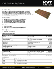 KVT Trefiber 24_36 mm Teknisk Datablad