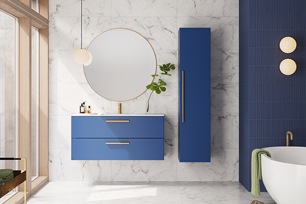 Linn Bad lanserer INGRID Blå – En modig farge med røtter i norsk produksjon