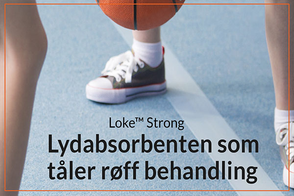 Lydabsorbenten som tåler røff behandling