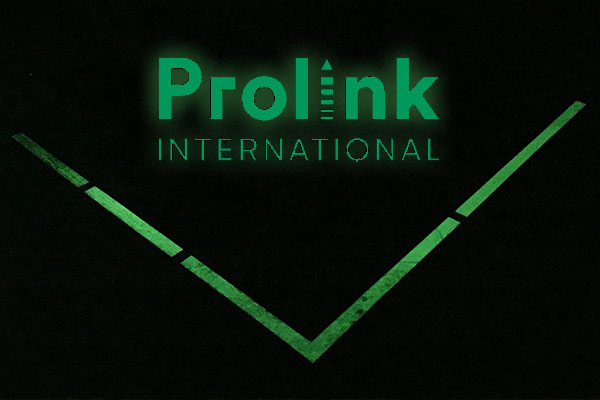 Merking av rømningsvei på betonggulv fra Prolink®