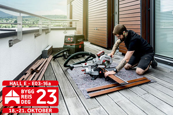 Metabo batteri kapp-/gjærsager – 216, 254 og 305mm