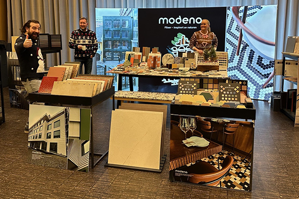 Modena Fliser på Juletrelunsj : Fullsatt hus og faglig påfyll