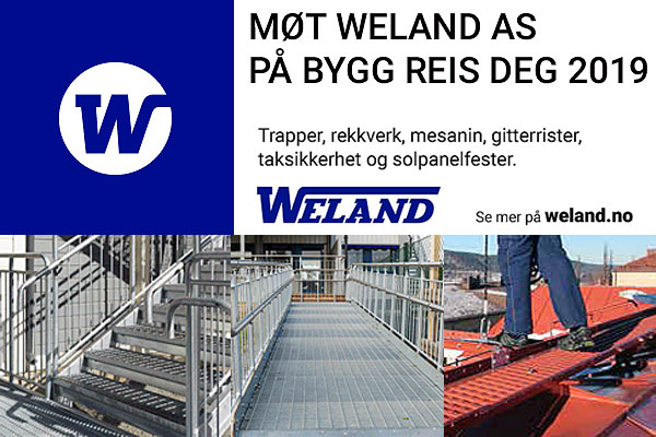 Møt Weland på Bygg Reis Deg 2019