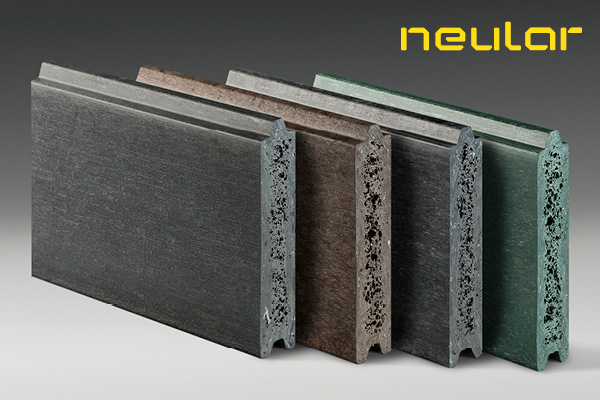 NEULAR -  Vedlikeholdsfrie planker i resirkulert materiale