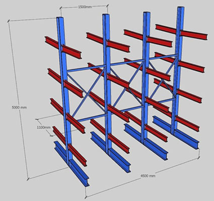 NY DOBBEL GRENREOL, H5000, L4500, 2400 KG PR PLAN