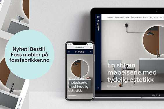 Ny nettbutikk skal gi mersalg til forhandlere av Foss baderomsmøbler