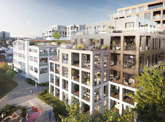 Nybygg av leiligheter på Blidensol i Stavanger