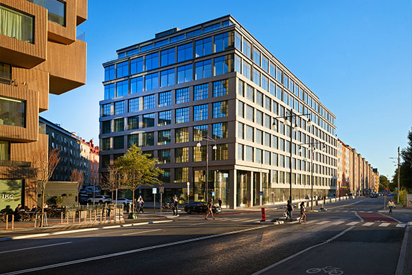 Nytt bærekraftig kontorbygg i Stockholm