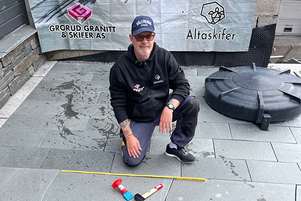 Østlandets største komplette lager med Altaskifer – Nå hos Grorud Granitt og Skifer!
