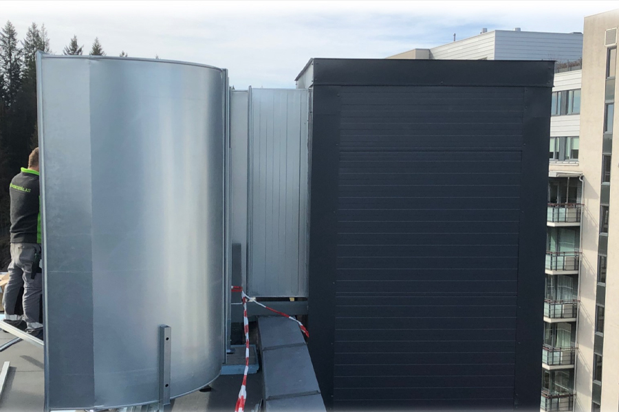 Sandwichpanel i flere dimensjoner og farger
