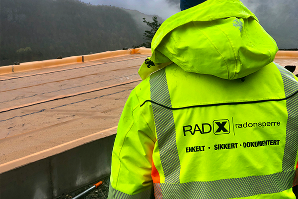 RAD X –  Bærekraftig løsning for god radonsikring