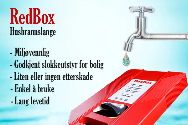 RedBox husbrannslangen – liten, effektiv og bærekraftig!