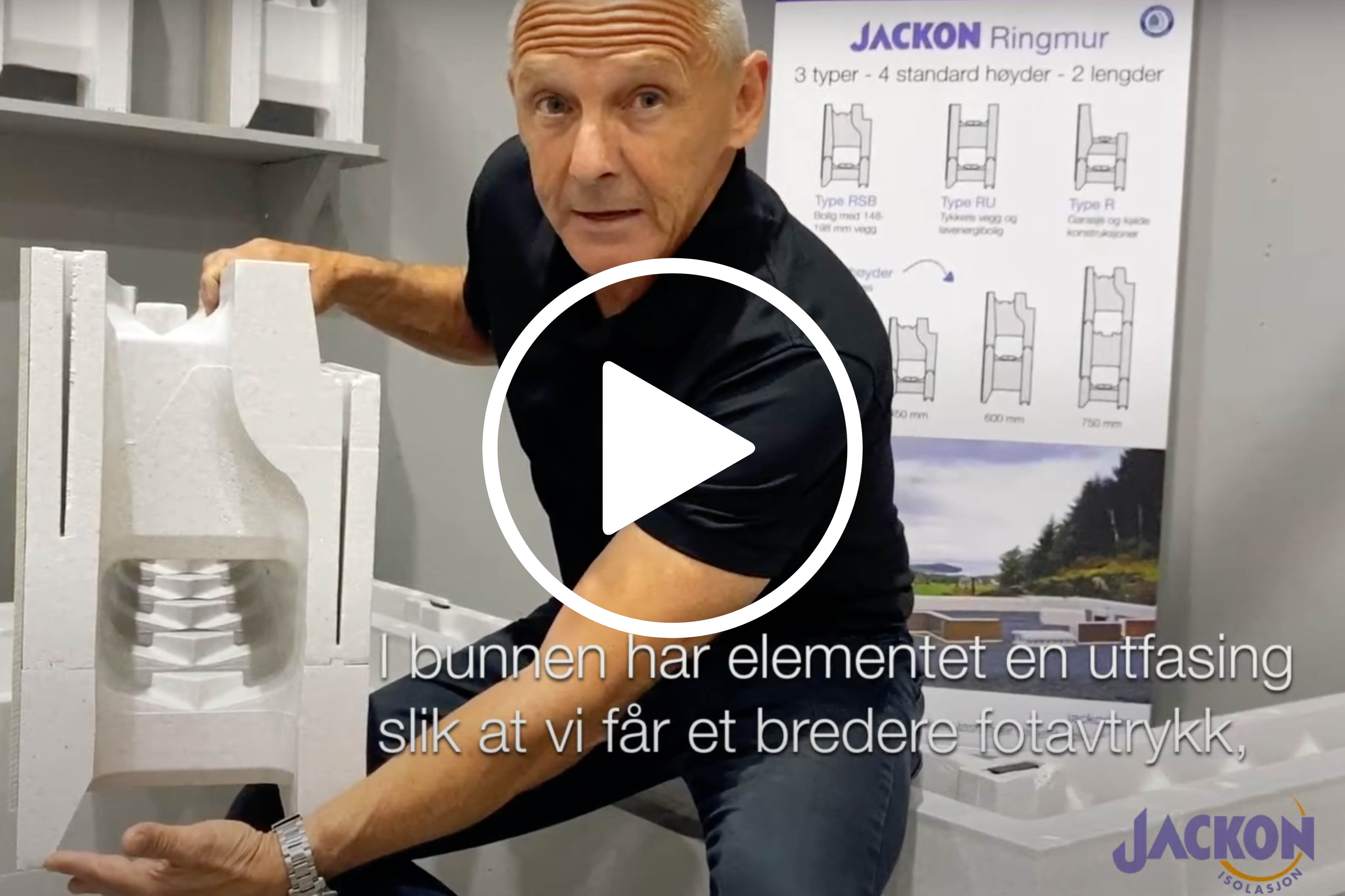 Redusert energiforbruk med Jackon Ringmur