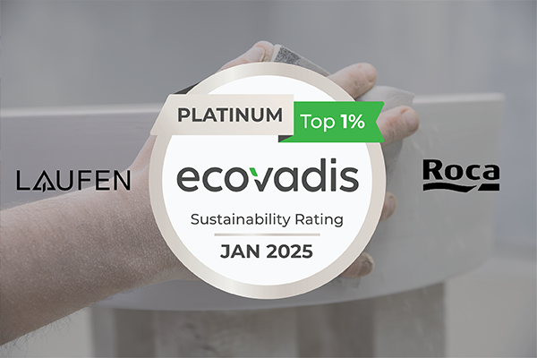 Roca Group anerkjennes med EcoVadis’ høyeste bærekraftsvurdering